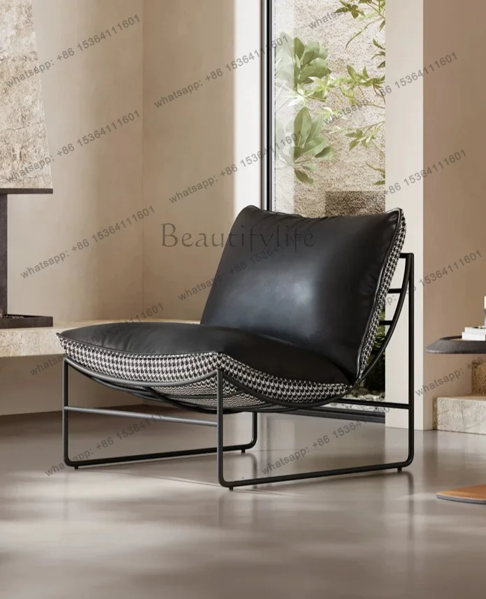 LD Italian light luxury sofa chair living room leather fabric double-sided wrought iron leisure chair
LD Italian light luxury sofa chair living room leather fabric double-sided wrought iron leisure chair