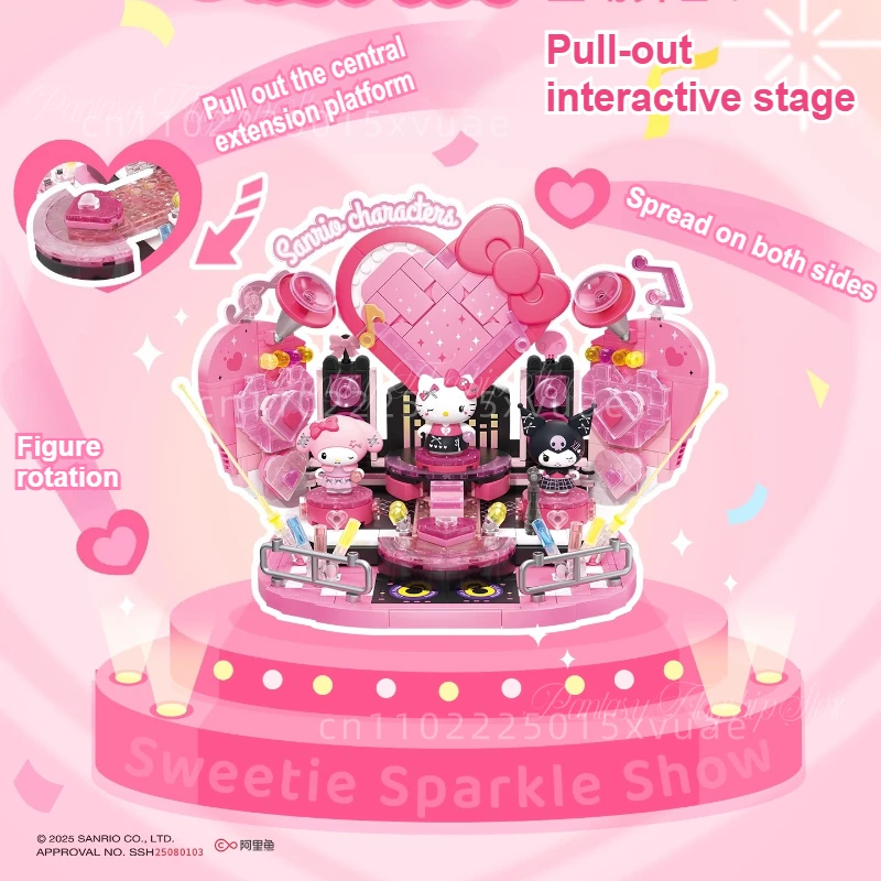 New AREAX Sanrio Building Blocks Cartoon Sweetheart Shines Stage Assembly Model Toy Desktop Decoration Children's Christmas Gift
New AREAX Sanrio Building Blocks Cartoon Sweetheart Shines Stage Assembly Model Toy Desktop Decoration Children's Christmas Gift