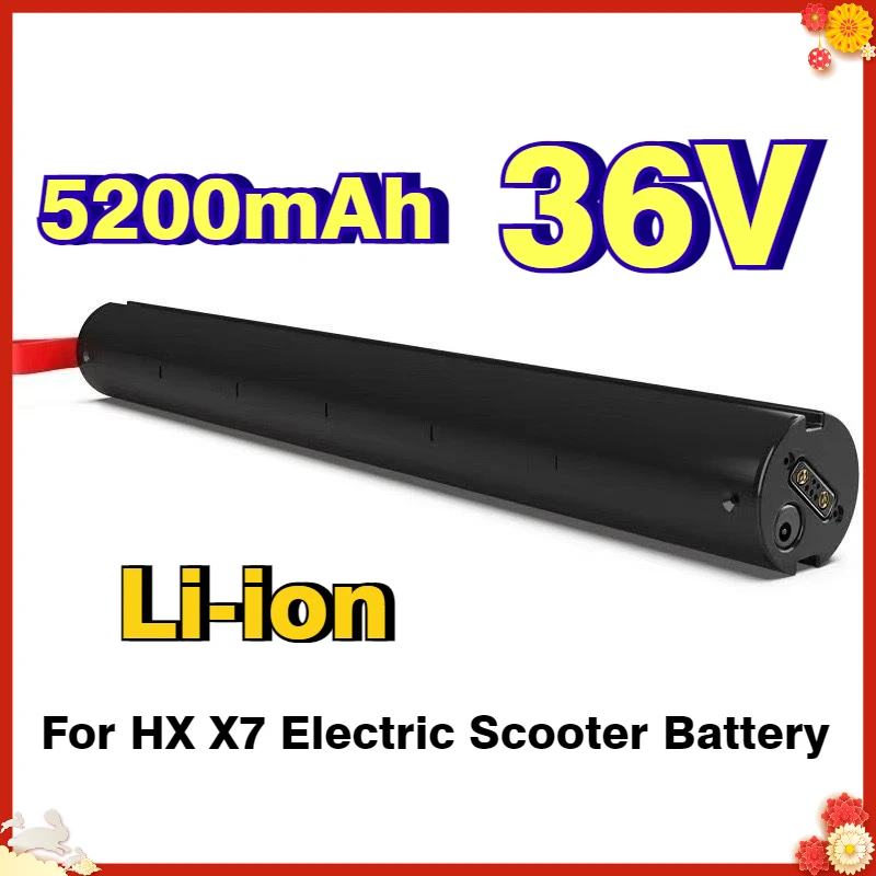 100% New HX X7 Electric Scooter Original Battery 36V 5200mAH 18650 10S2P Replacement Battery
100% New HX X7 Electric Scooter Original Battery 36V 5200mAH 18650 10S2P Replacement Battery