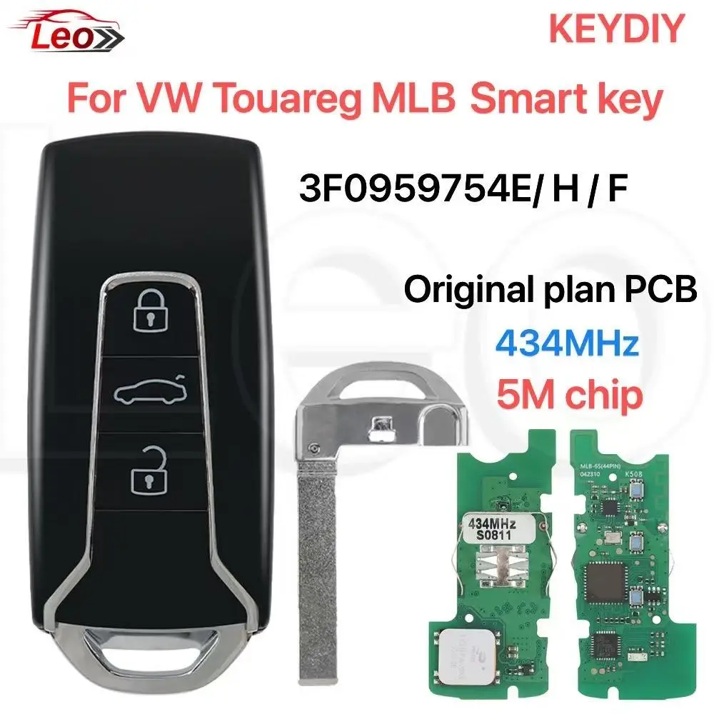 Leo For VW Volkswagen Touareg MLB System Intelligent Car Key 2018+ Original Scheme PCB Keyless go 433MHz 5M Chip 3F0959754E/H/F
Leo For VW Volkswagen Touareg MLB System Intelligent Car Key 2018+ Original Scheme PCB Keyless go 433MHz 5M Chip 3F0959754E/H/F