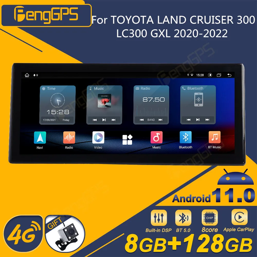 Автомагнитола 2DIN для TOYOTA LAND CRUISER 300, LC300, GXL, 2020-2022, Android, стереоприемник, Авторадио, мультимедийный плеер, GPS-навигатор
Автомагнитола 2DIN для TOYOTA LAND CRUISER 300, LC300, GXL, 2020-2022, Android, стереоприемник, Авторадио, мультимедийный плеер, GPS-навигатор