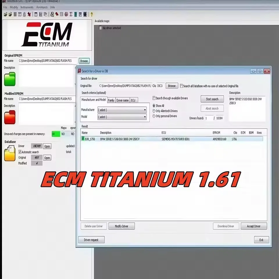 2025 is hot! ECM TITANIUM 1.61 with 26000 + ECM 18259 controller + IMMO V1.2 EDC Service Tool Drivers Auto Repair Software PIN C
2025 is hot! ECM TITANIUM 1.61 with 26000 + ECM 18259 controller + IMMO V1.2 EDC Service Tool Drivers Auto Repair Software PIN C