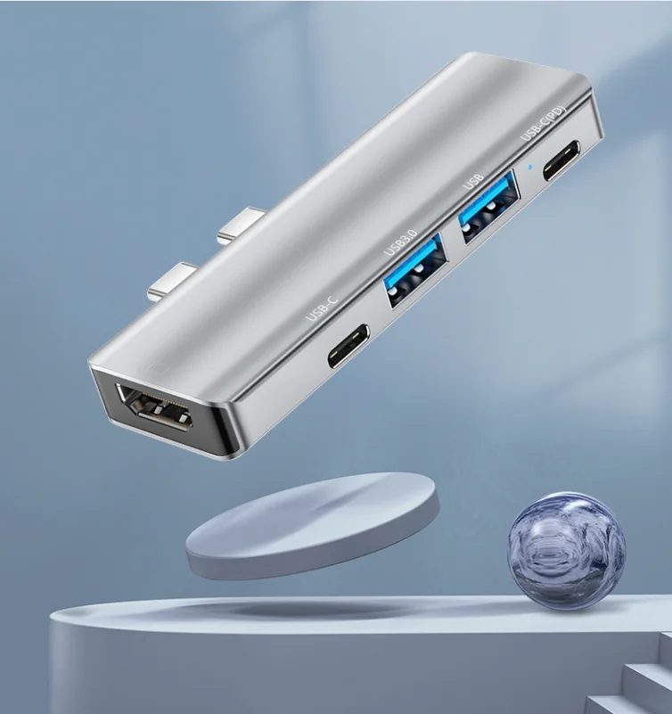 Многопортовый USB-C хаб Type C с поддержкой USB 3.0 и HDMI 4K для Macbook Pro Air (США)
Многопортовый USB-C хаб Type C с поддержкой USB 3.0 и HDMI 4K для Macbook Pro Air (США)