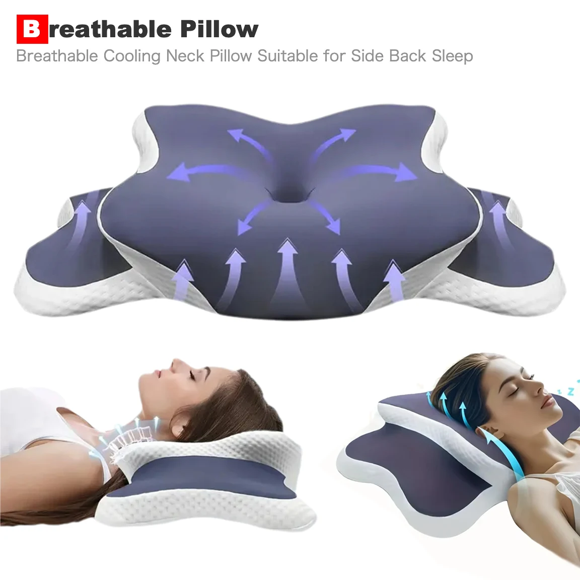 Breathable Cooling Butterfly Ergonomic Foam Pillow Odorless Memory Sleeping Pillow Shoulder Neck Massager for Neck Pain Relief
Breathable Cooling Butterfly Ergonomic Foam Pillow Odorless Memory Sleeping Pillow Shoulder Neck Massager for Neck Pain Relief