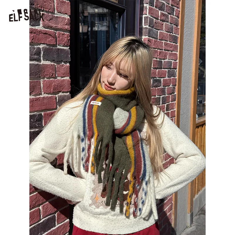 ELFSACK Минималистичный повседневный лоскутный шарф с цветными блоками для женщин
ELFSACK Минималистичный повседневный лоскутный шарф с цветными блоками для женщин