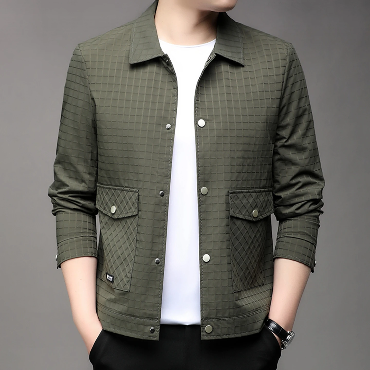 Men's Stylish and Versatile Workwear with Large Pockets, Fashionable Jacket for Middle-AG, Autumn, 2025
Men's Stylish and Versatile Workwear with Large Pockets, Fashionable Jacket for Middle-AG, Autumn, 2025