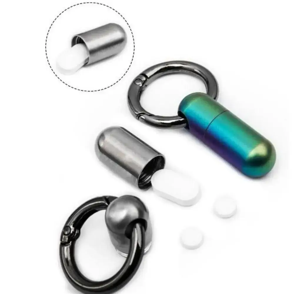 Sealed Design Pure Titanium Pill Box Keyring Attachment Ultra-light Weight Portable Pill Organizer Anti-Rust Waterproof
Sealed Design Pure Titanium Pill Box Keyring Attachment Ultra-light Weight Portable Pill Organizer Anti-Rust Waterproof