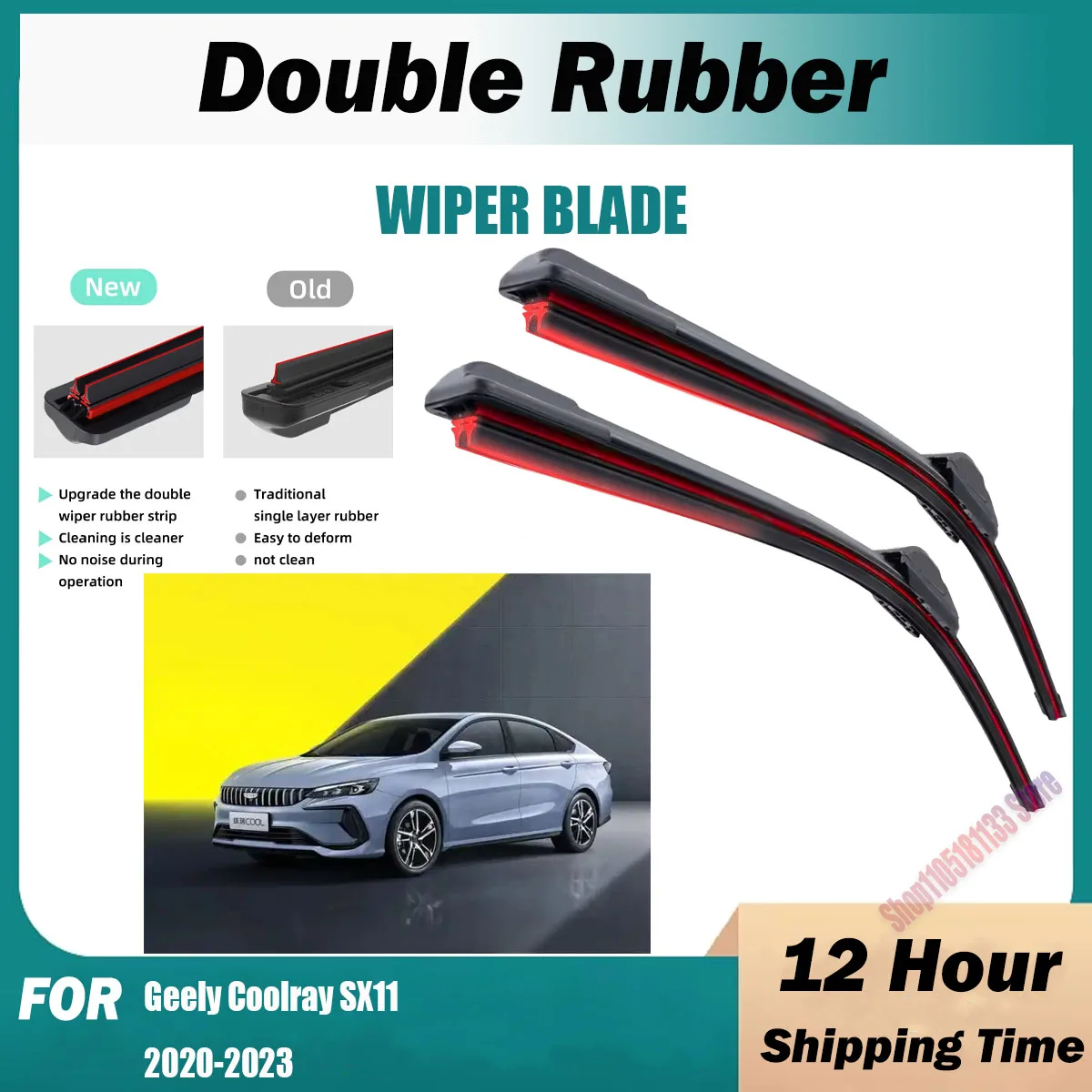Car Wiper For Geely Coolray SX11 2020-2023 24" + 18" Front Rear Wiper Blades Brushes Cutter Accessories 2020 2021 2022 2023
Car Wiper For Geely Coolray SX11 2020-2023 24" + 18" Front Rear Wiper Blades Brushes Cutter Accessories 2020 2021 2022 2023