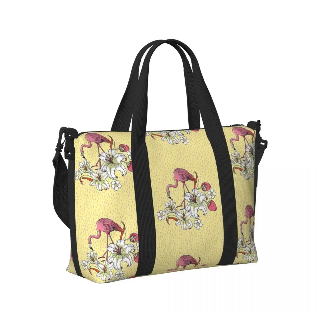 Flamingo Bird Flowers Beach Travel Bag Large Capacity Tote Bags for Gym Sport Women Shopping Duffle Shoulder Bag
Flamingo Bird Flowers Beach Travel Bag Large Capacity Tote Bags for Gym Sport Women Shopping Duffle Shoulder Bag