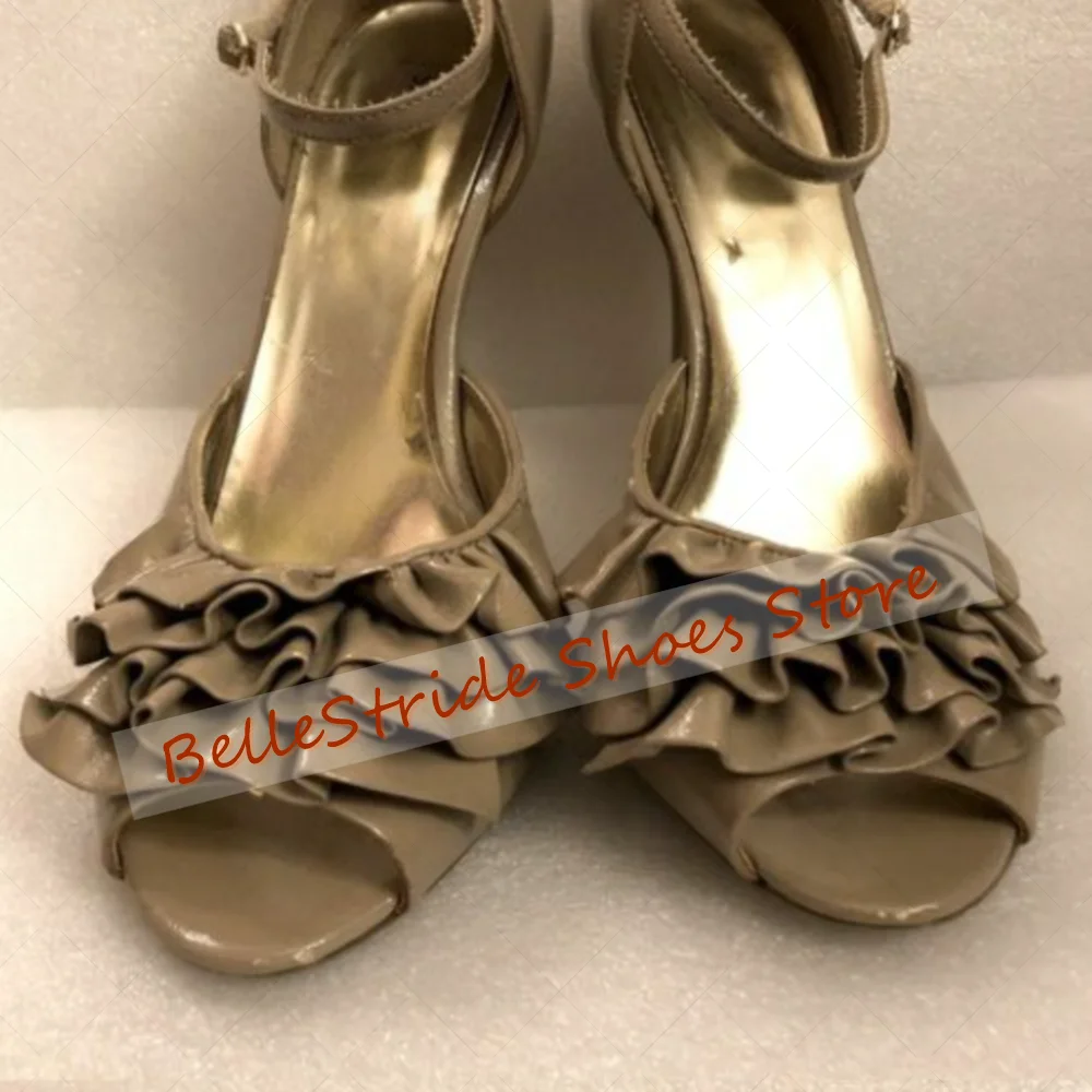 Grey Buckle Strap Ruffles Sandals Open Toe Sexy Women Shoes Stilettos High Heels Party Banquet Dating 2025 Zapatos Para Mujere
Grey Buckle Strap Ruffles Sandals Open Toe Sexy Women Shoes Stilettos High Heels Party Banquet Dating 2025 Zapatos Para Mujere