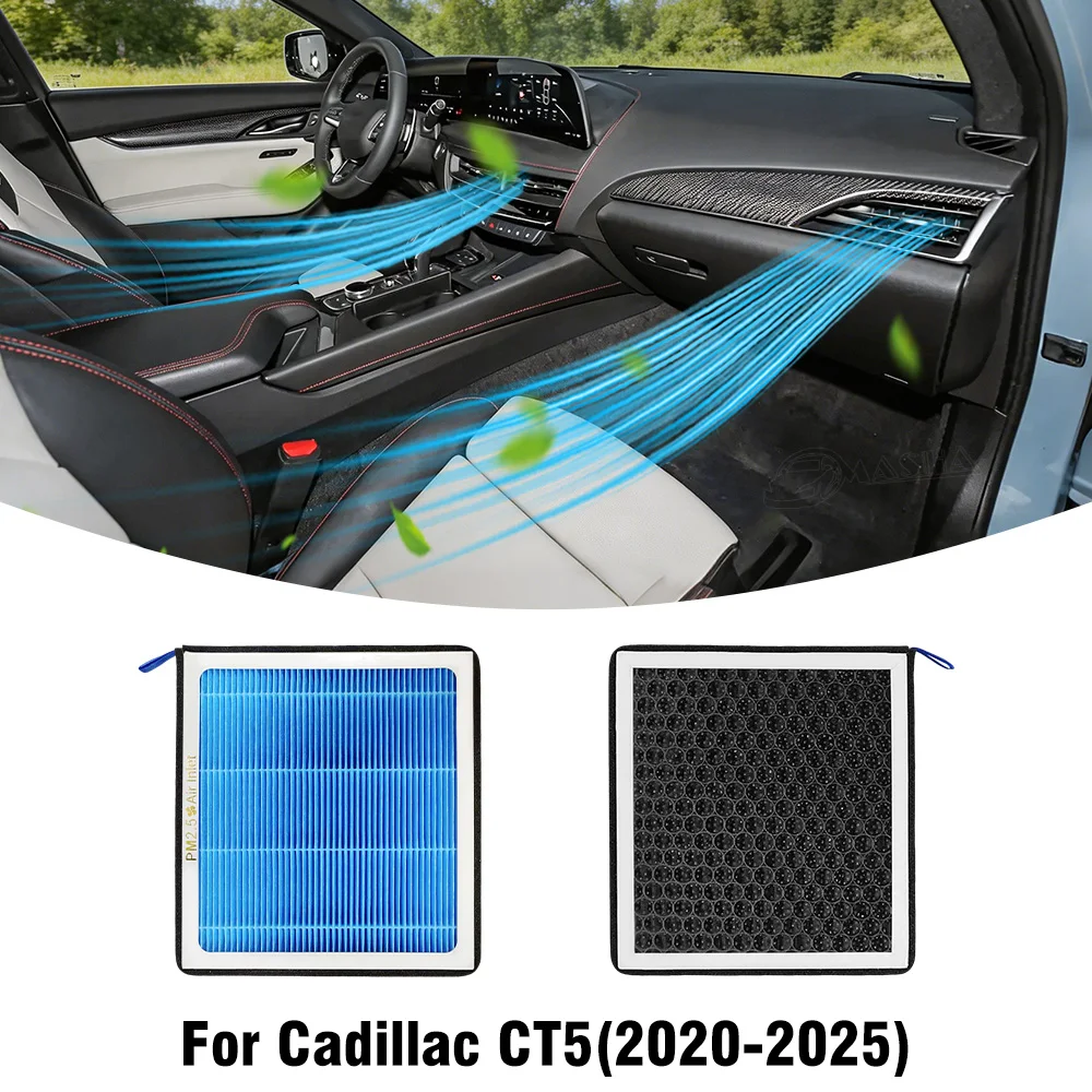 For Cadillac CT5 2020 2021 2022 2023 2024 2025 Car Air Filter Conditioner Replacement Kit Car Accessories
For Cadillac CT5 2020 2021 2022 2023 2024 2025 Car Air Filter Conditioner Replacement Kit Car Accessories