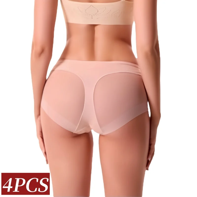 4Pcs/Set Women High Rise Tummy Control Briefs Ice Silk Panties Underwear Female Butt Lifter Sexy Lingerie S-3XL Shapewear
4Pcs/Set Women High Rise Tummy Control Briefs Ice Silk Panties Underwear Female Butt Lifter Sexy Lingerie S-3XL Shapewear