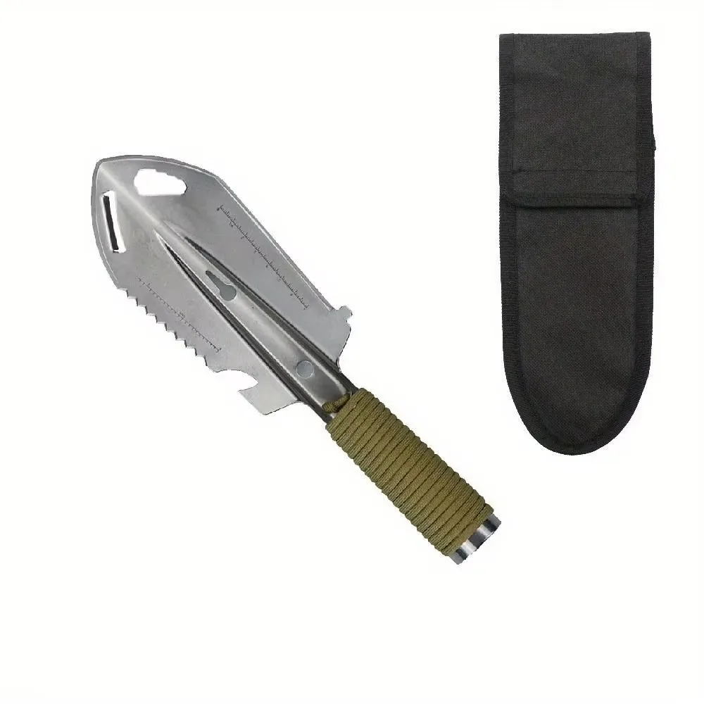 Spade Hand Trowel With Wraped Handle For Camping, Outdoor DiggingMultifunctional Multitool Small Shovel, Metal Camping
Spade Hand Trowel With Wraped Handle For Camping, Outdoor DiggingMultifunctional Multitool Small Shovel, Metal Camping