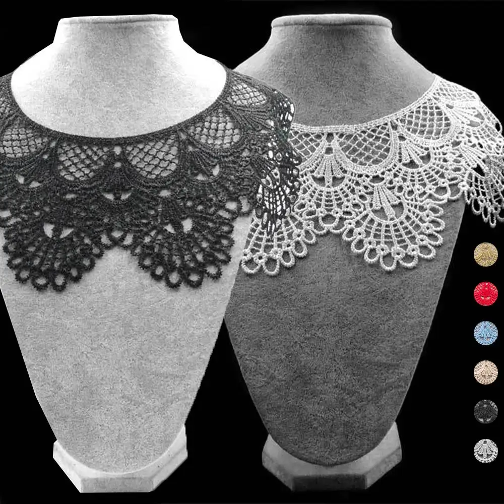 1 шт., кружевной вырез с цветочной вышивкой, аппликация, отделка, ажурный накладной воротник, кружевная ткань, швейные изделия «сделай сам», модный искусственный воротник
1 шт., кружевной вырез с цветочной вышивкой, аппликация, отделка, ажурный накладной воротник, кружевная ткань, швейные изделия «сделай сам», модный искусственный воротник