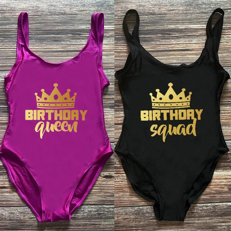 S-3XL One Piece Swimsuit Woman Birthday Queen Crown Swimwear Women Summer Bathing Suit Woman Sexy Swimming Suit Beachwear Purple
S-3XL One Piece Swimsuit Woman Birthday Queen Crown Swimwear Women Summer Bathing Suit Woman Sexy Swimming Suit Beachwear Purple