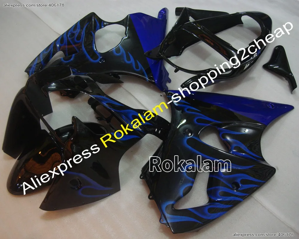 For Kawasaki Ninja ZX 6 R 636 2000 2001 2002 ZX-6R 00 01 02 ZX 6R Black Blue Flame Motorbike Fairings (Injection Molding)
For Kawasaki Ninja ZX 6 R 636 2000 2001 2002 ZX-6R 00 01 02 ZX 6R Black Blue Flame Motorbike Fairings (Injection Molding)