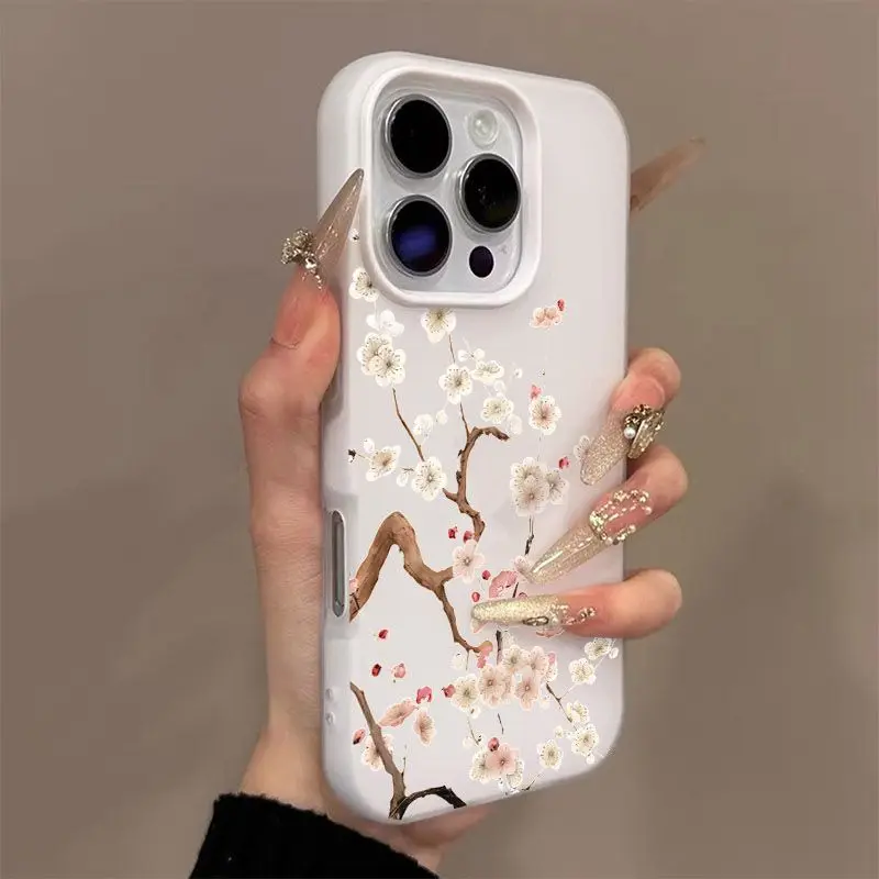 Elegant Plum Blossom Phone Case For iPhone 17 16 15 Pro Max 14 13 12 11 XS X XR 17 Air 16E 16 15 Plus 7 8 SE2 Silicone TPU Cover
Elegant Plum Blossom Phone Case For iPhone 17 16 15 Pro Max 14 13 12 11 XS X XR 17 Air 16E 16 15 Plus 7 8 SE2 Silicone TPU Cover