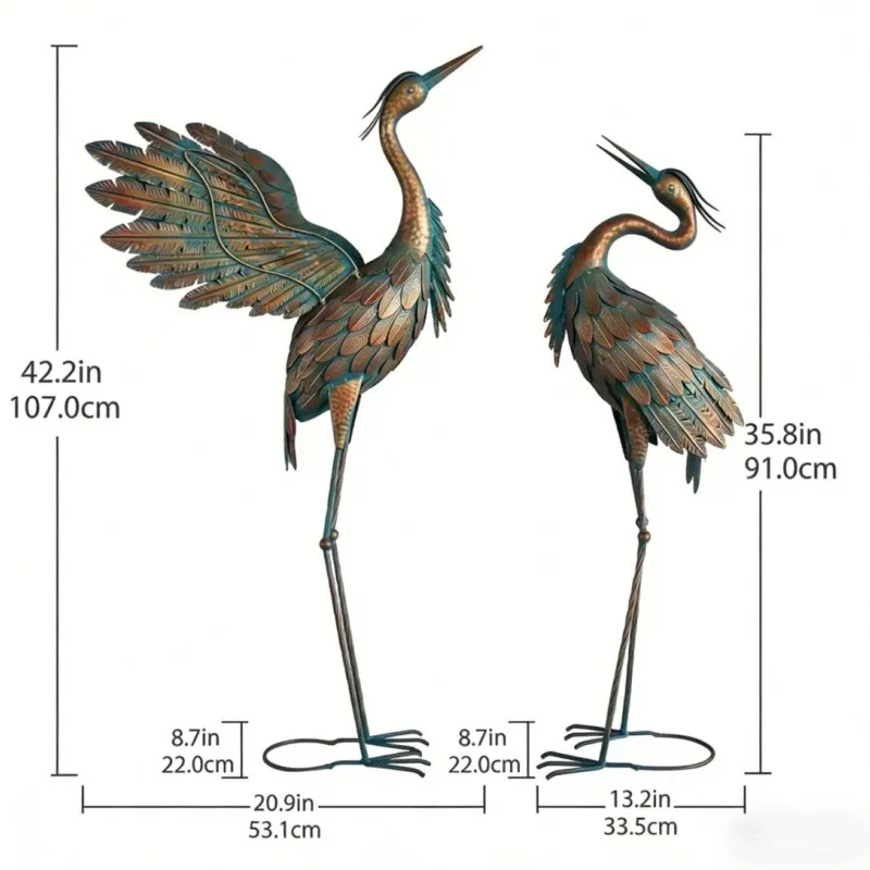 Villa courtyard animal ornaments B&B landscape decoration landing crane ornaments wedding shooting props
Villa courtyard animal ornaments B&B landscape decoration landing crane ornaments wedding shooting props