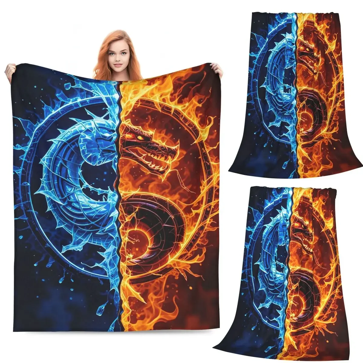 Mortal Kombat Logo Blankets Soft Warm Flannel Throw Blanket Plush for Bed Living room Picnic Travel Home Sofa
Mortal Kombat Logo Blankets Soft Warm Flannel Throw Blanket Plush for Bed Living room Picnic Travel Home Sofa