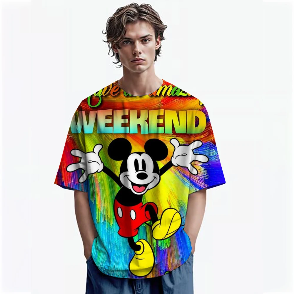 Potdemiel Summer Mens Casual T-shirts High Quality Disney Mickey Mouse Print Brand Tee Shirts Classic Male Daily Short Sleeve
Potdemiel Summer Mens Casual T-shirts High Quality Disney Mickey Mouse Print Brand Tee Shirts Classic Male Daily Short Sleeve