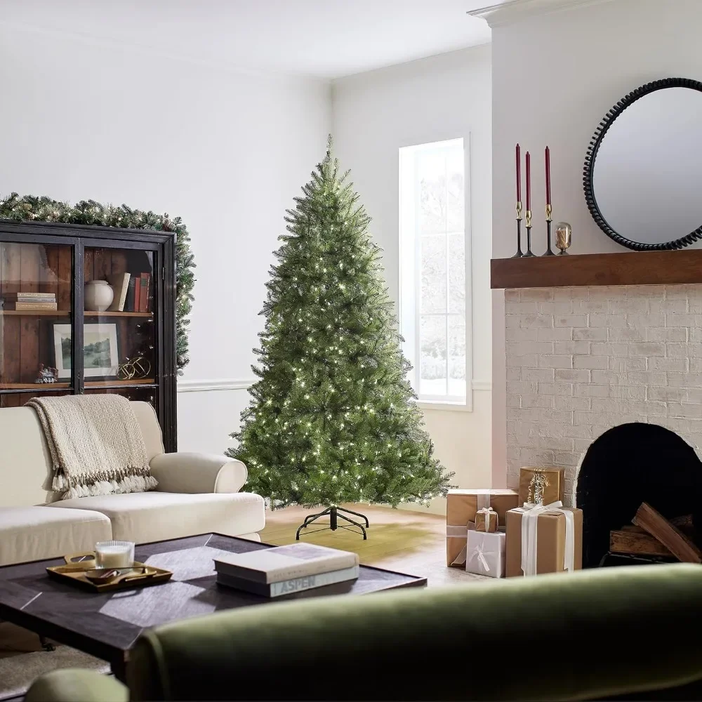 Pre Installed Artificial Christmas Tree with Lighting, Green, Dunhill Fir, Dual Color LED Lights, Including Bracket, 7.5 Feet
Pre Installed Artificial Christmas Tree with Lighting, Green, Dunhill Fir, Dual Color LED Lights, Including Bracket, 7.5 Feet