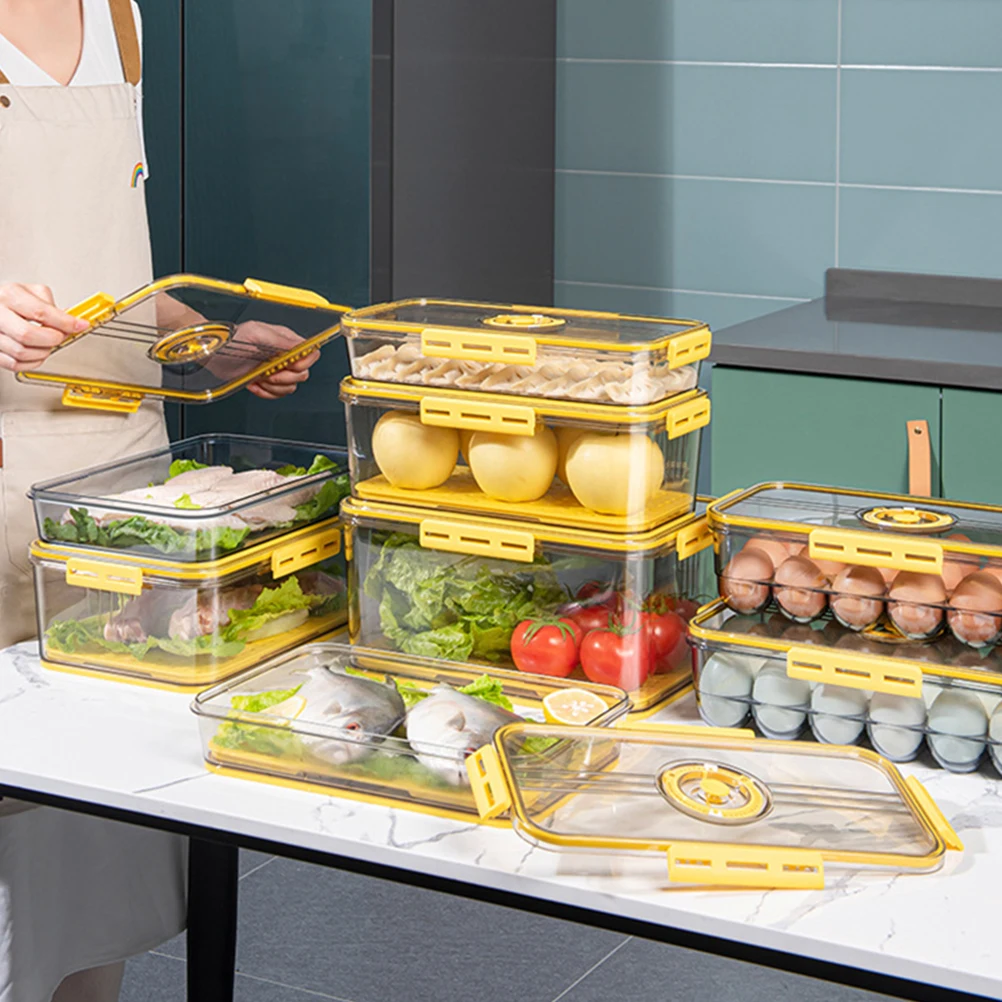 Fridge Storage Box Refrigerator Container Vegetable Fruit Holder Safe Long lasting Partition Design Keep Fresh Home
Fridge Storage Box Refrigerator Container Vegetable Fruit Holder Safe Long lasting Partition Design Keep Fresh Home