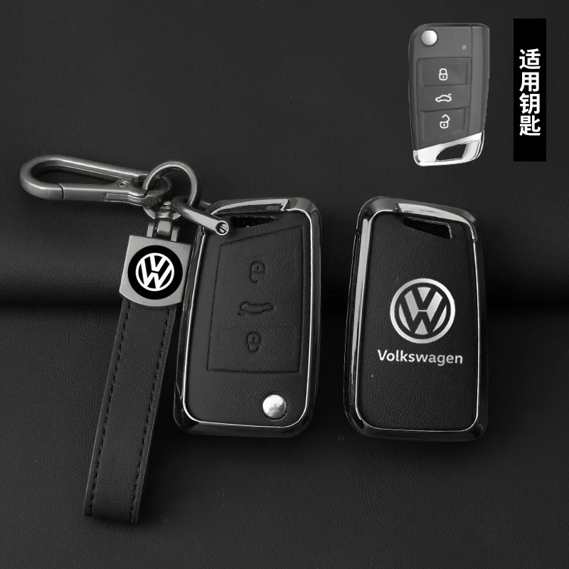 Zinc Alloy Leather Car Key Case Cover Protector Holder Shell For VW Volkswagen Golf 7 MK7 Tiguan MK2 Auto Keychain Accessories
Zinc Alloy Leather Car Key Case Cover Protector Holder Shell For VW Volkswagen Golf 7 MK7 Tiguan MK2 Auto Keychain Accessories