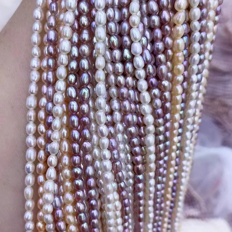 AA Rice-shaped White Pearl Beads Natural Freshwater Pearls For Women Earring Necklace Bracelet Jewelry Making DIY Size 2-10mm
AA Rice-shaped White Pearl Beads Natural Freshwater Pearls For Women Earring Necklace Bracelet Jewelry Making DIY Size 2-10mm