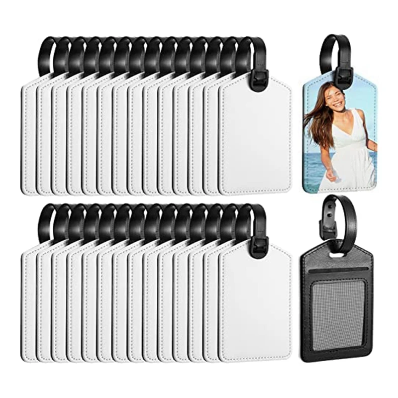 Sublimation Luggage Tags White Heat Transfer For DIY Travel Suitcase Sports Bags Label Tag Holder Gift Craft, Rectangle
Sublimation Luggage Tags White Heat Transfer For DIY Travel Suitcase Sports Bags Label Tag Holder Gift Craft, Rectangle