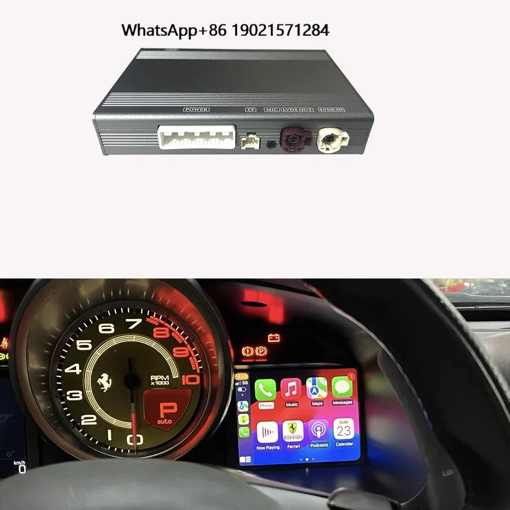 Wireless CarPlay Module for Ferrari F12 F8 488 812 Android Auto Car DVD Player Mirror Link AirPlay Radio Navigation
Wireless CarPlay Module for Ferrari F12 F8 488 812 Android Auto Car DVD Player Mirror Link AirPlay Radio Navigation