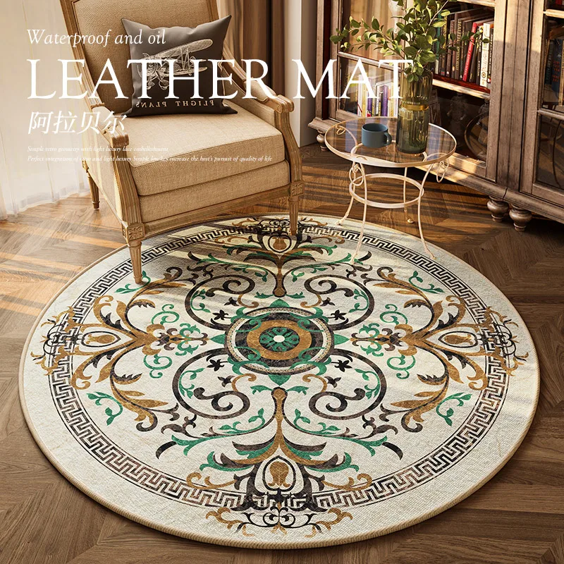 Luxury Round Living Room Carpet American Vintage Boho Nordic Pattern Bedroom Rug Chair Rugs IG Coffee Table Floor Mat Home Decor
Luxury Round Living Room Carpet American Vintage Boho Nordic Pattern Bedroom Rug Chair Rugs IG Coffee Table Floor Mat Home Decor