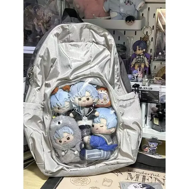 ita bag large-capacity transparent backpack leisure travel students all-match casual y2k dispaly bags
ita bag large-capacity transparent backpack leisure travel students all-match casual y2k dispaly bags