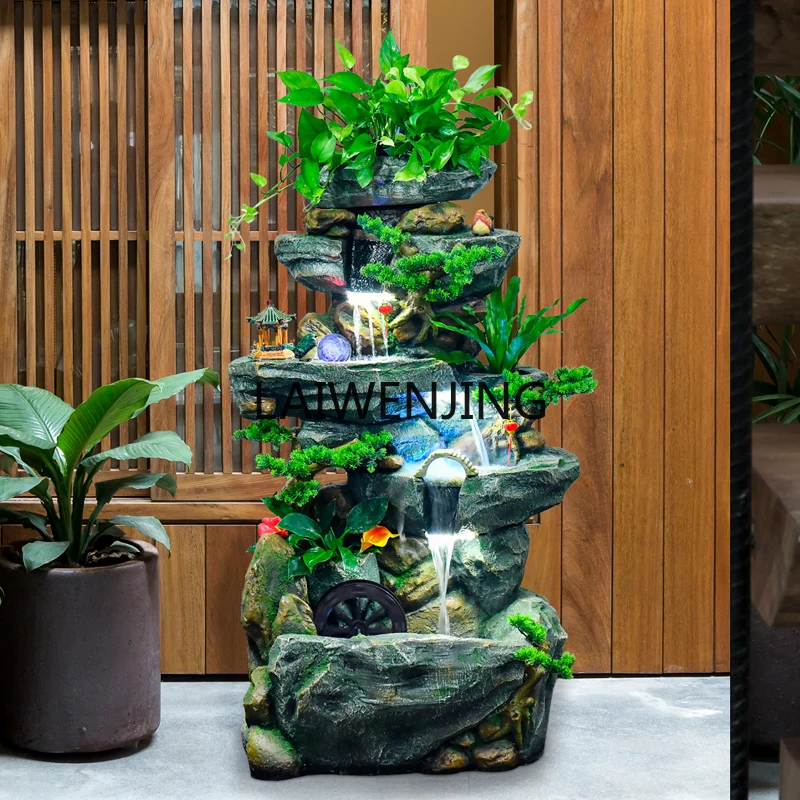 MJY large floor rockery fountain feng shui wheel humidifier spray water decorative ornament
MJY large floor rockery fountain feng shui wheel humidifier spray water decorative ornament