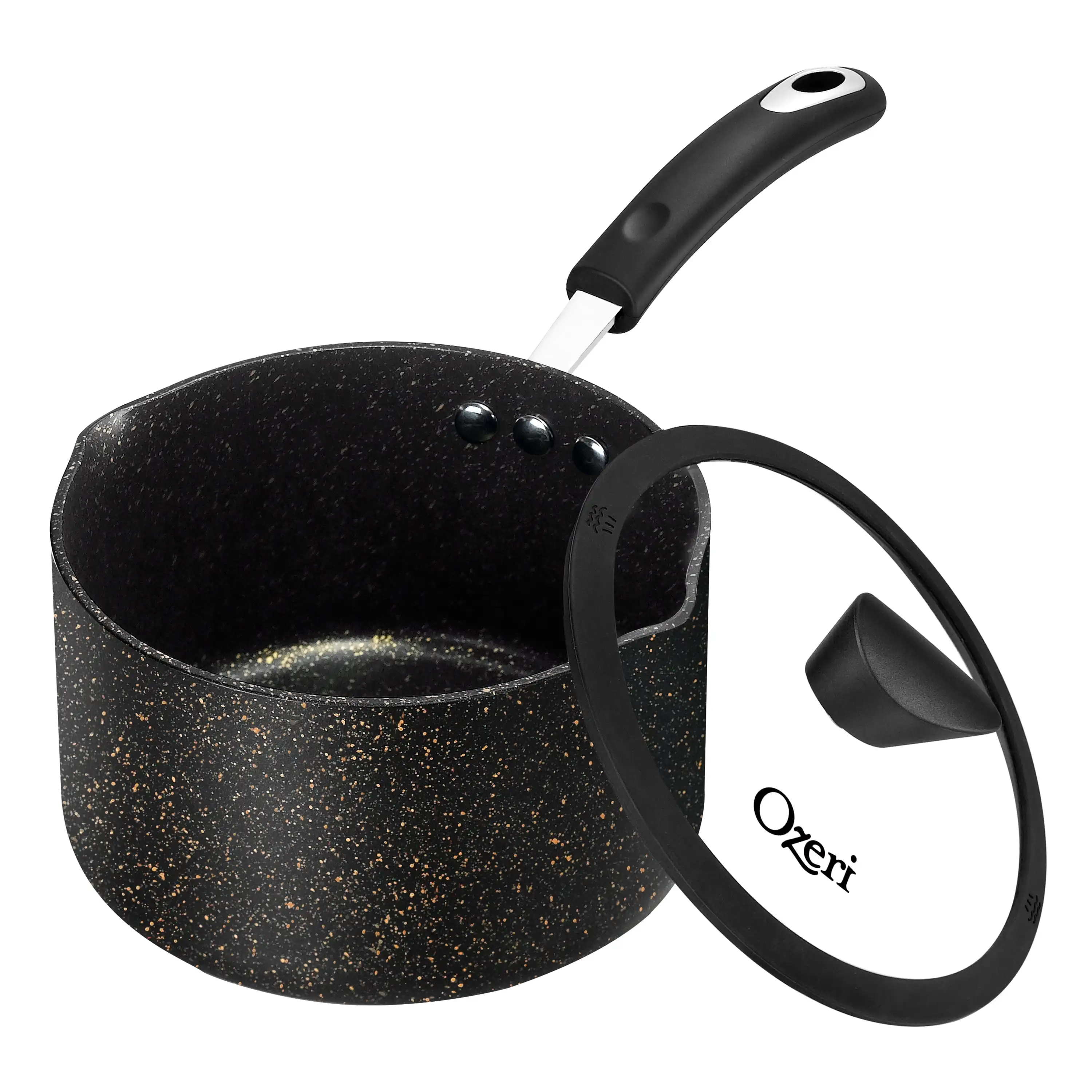 The All-In-One Stone Saucepan and Cooking Pot by -- 100% Apeo, Genx, Pfbs, Pfos, Pfoa, Nmp and Nep-Free German-Made Coating
The All-In-One Stone Saucepan and Cooking Pot by -- 100% Apeo, Genx, Pfbs, Pfos, Pfoa, Nmp and Nep-Free German-Made Coating