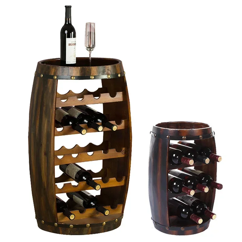 *Solid wood oak barrel wine cabinet wine rack decoration beer barrel wood red barrel bar display wine cabinet
*Solid wood oak barrel wine cabinet wine rack decoration beer barrel wood red barrel bar display wine cabinet