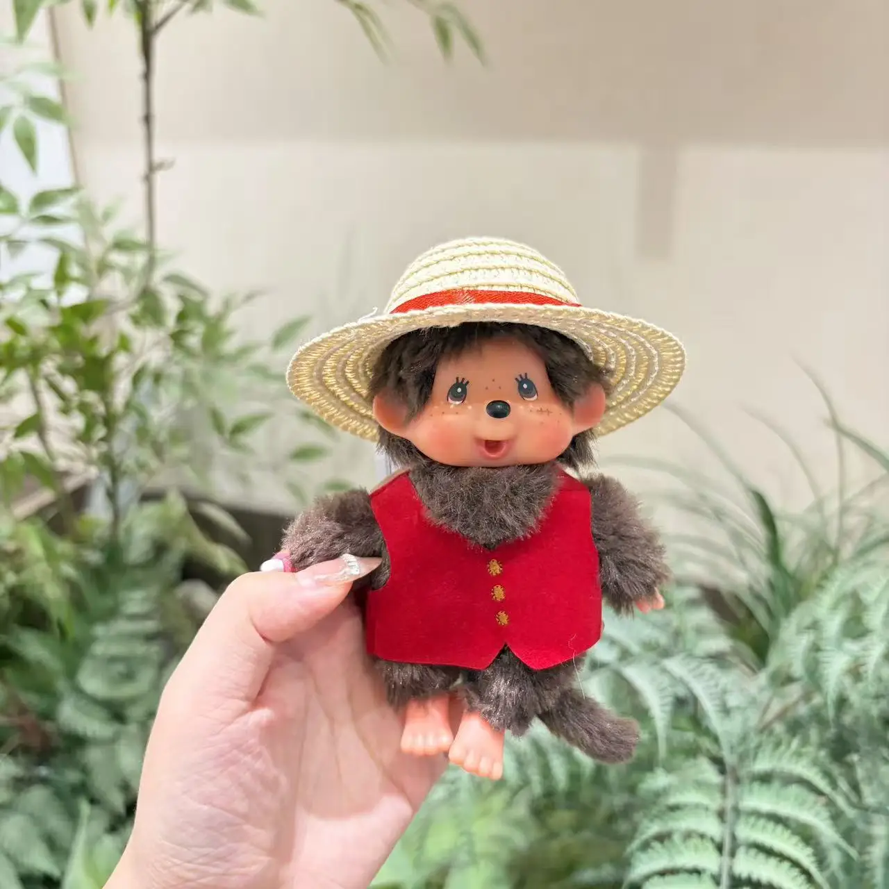 Meng Qiqi pendant with Luffy straw hat, soft and cute plush toy, keychain, toy gift
Meng Qiqi pendant with Luffy straw hat, soft and cute plush toy, keychain, toy gift