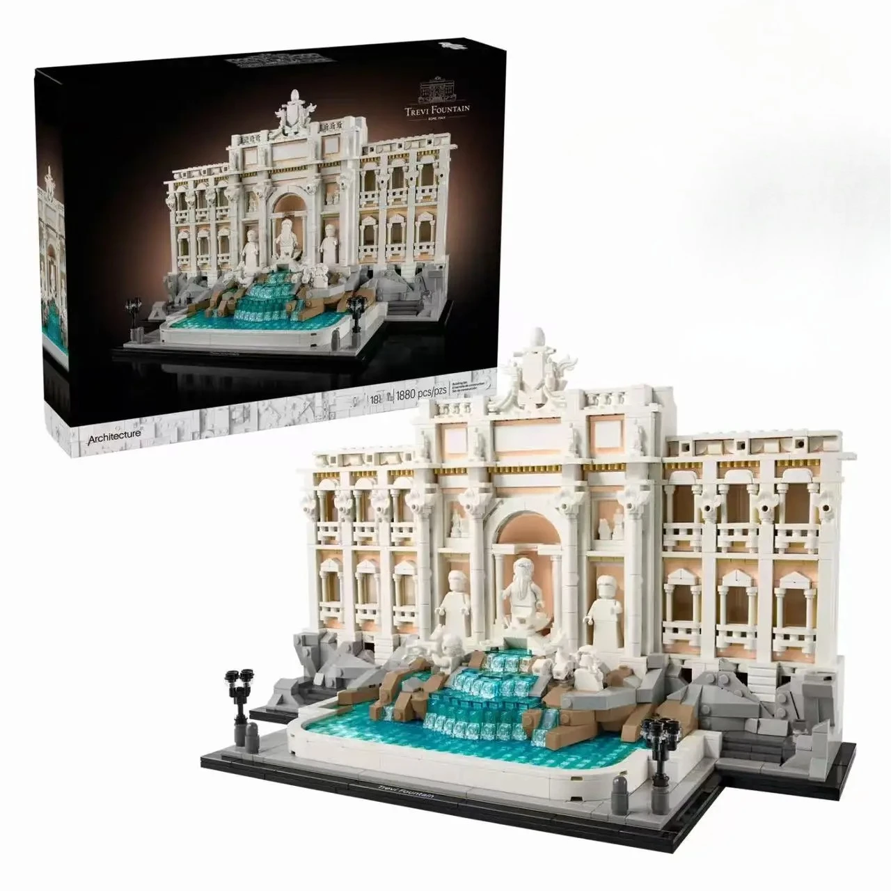 NEW Famous Trevi Fountain Building Block Model Decoration Christmas and Birthday Gift Halloween Gift Adult Puzzle Assembly Toy
NEW Famous Trevi Fountain Building Block Model Decoration Christmas and Birthday Gift Halloween Gift Adult Puzzle Assembly Toy