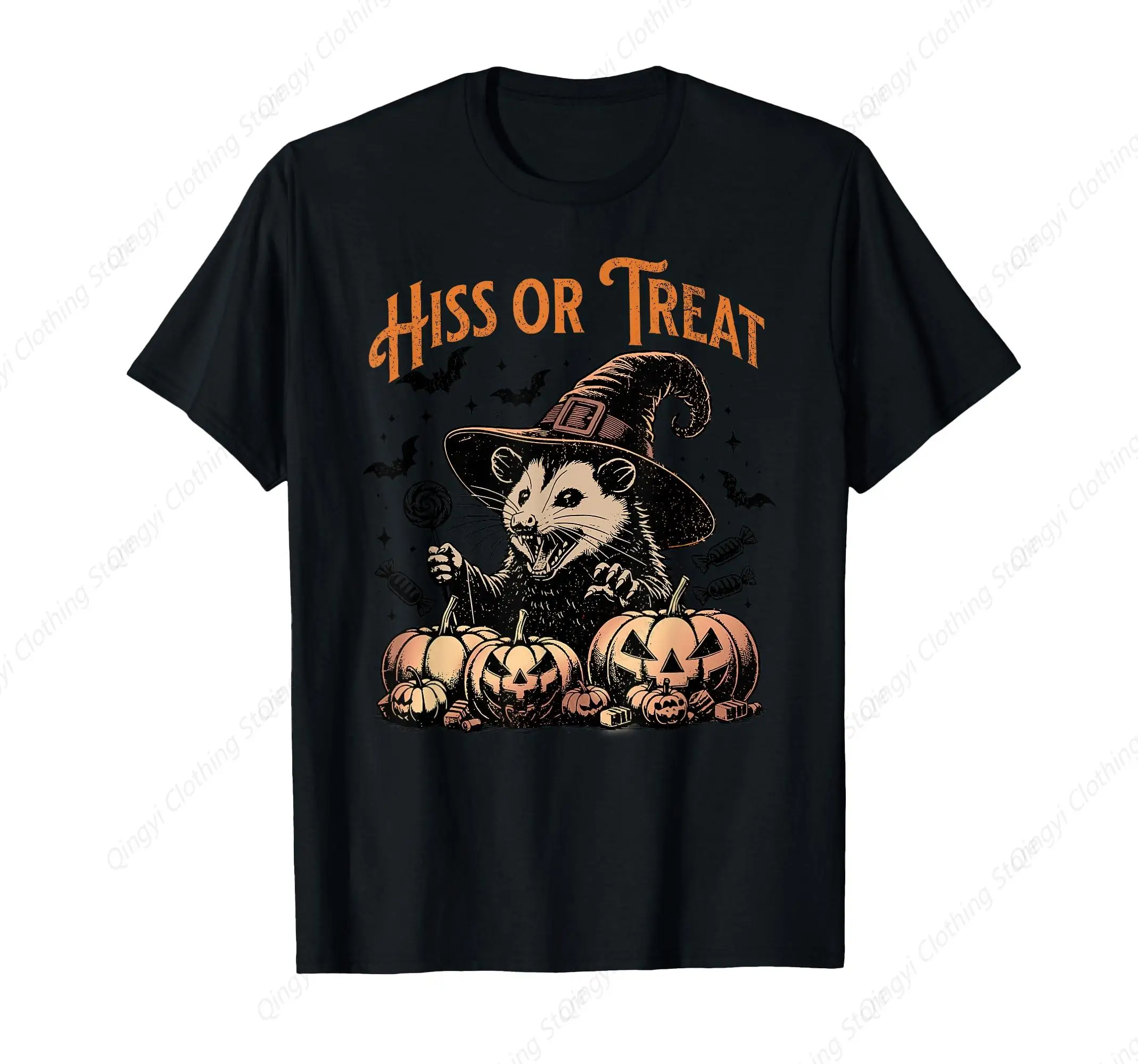 Hiss Or Treat Halloween Pumpkin Witch Opossum Possum Gift T-Shirt
Hiss Or Treat Halloween Pumpkin Witch Opossum Possum Gift T-Shirt