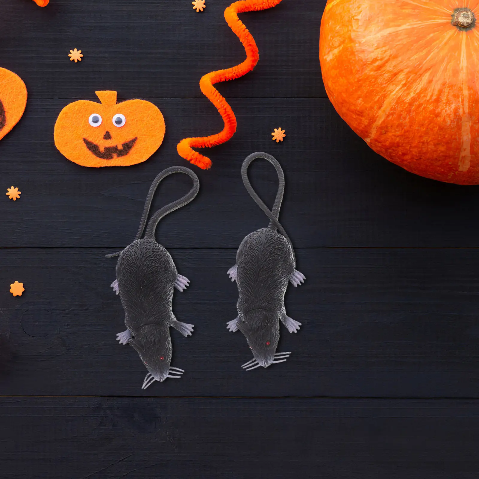 10Pcs Halloween Plastic Rat Decorations Realistic Prank Props Spooky Party Scare Fake Mouse Simulation Lifelike Rat Decoration
10Pcs Halloween Plastic Rat Decorations Realistic Prank Props Spooky Party Scare Fake Mouse Simulation Lifelike Rat Decoration