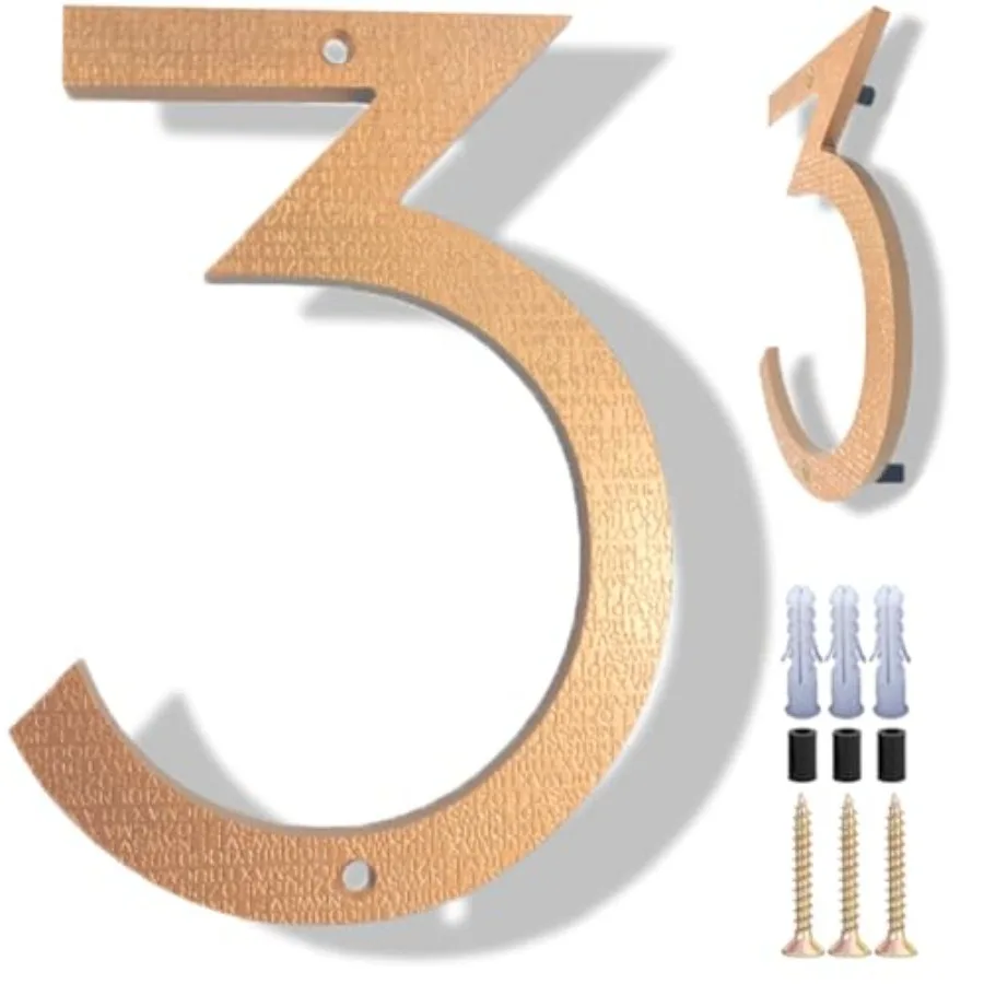 8 Inch Floating Modern House Numbers For Outside Large House Numbers For Outside, Exterior Black Shadow Modern Home Address num
8 Inch Floating Modern House Numbers For Outside Large House Numbers For Outside, Exterior Black Shadow Modern Home Address num