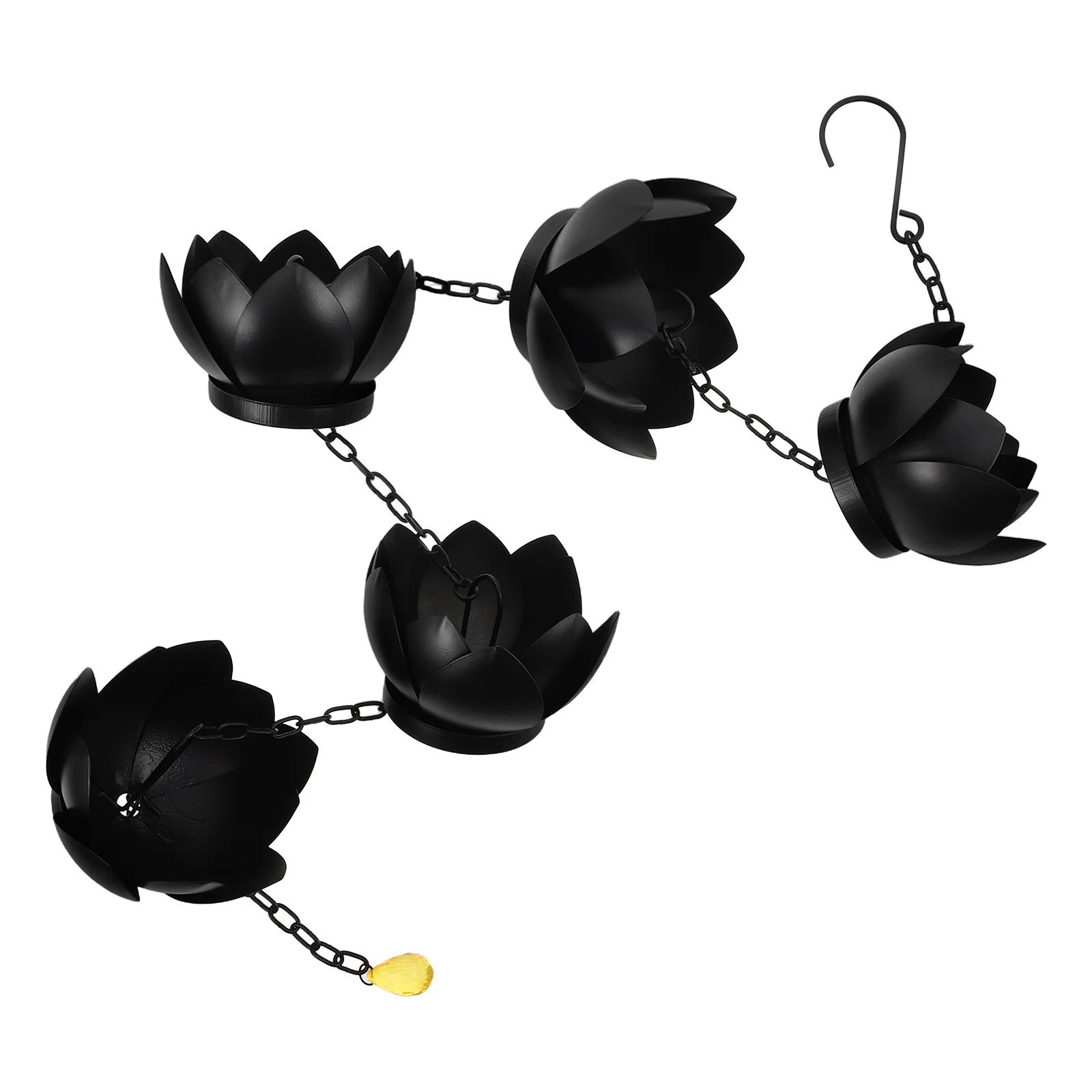 Outdoor Lotus Rain Chain Decorative Gutter Metal Chains for Gutters Iron Drainage Hanging Replacement Downspouts Balcony Garden
Outdoor Lotus Rain Chain Decorative Gutter Metal Chains for Gutters Iron Drainage Hanging Replacement Downspouts Balcony Garden