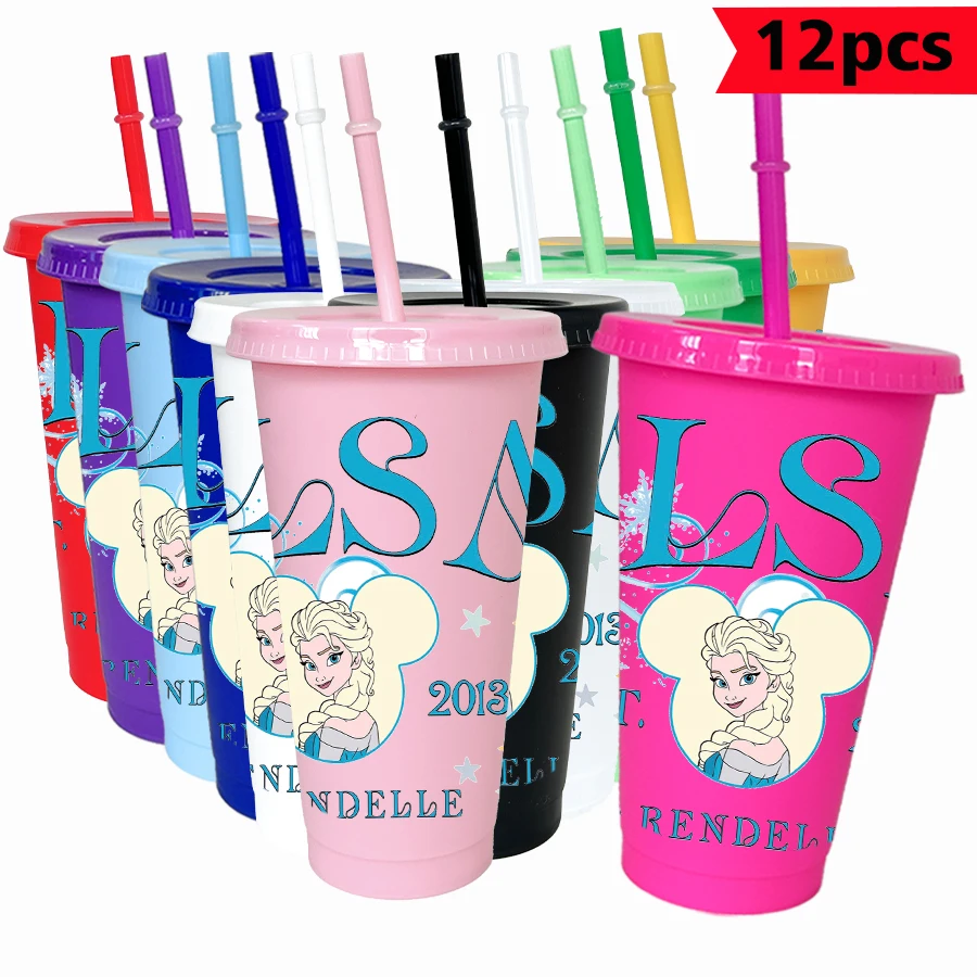 12Pcs/pack Disney Elsa Frozen 26oz colorful plastic tumbler birthday party drinking utensils juice coffee cup
12Pcs/pack Disney Elsa Frozen 26oz colorful plastic tumbler birthday party drinking utensils juice coffee cup