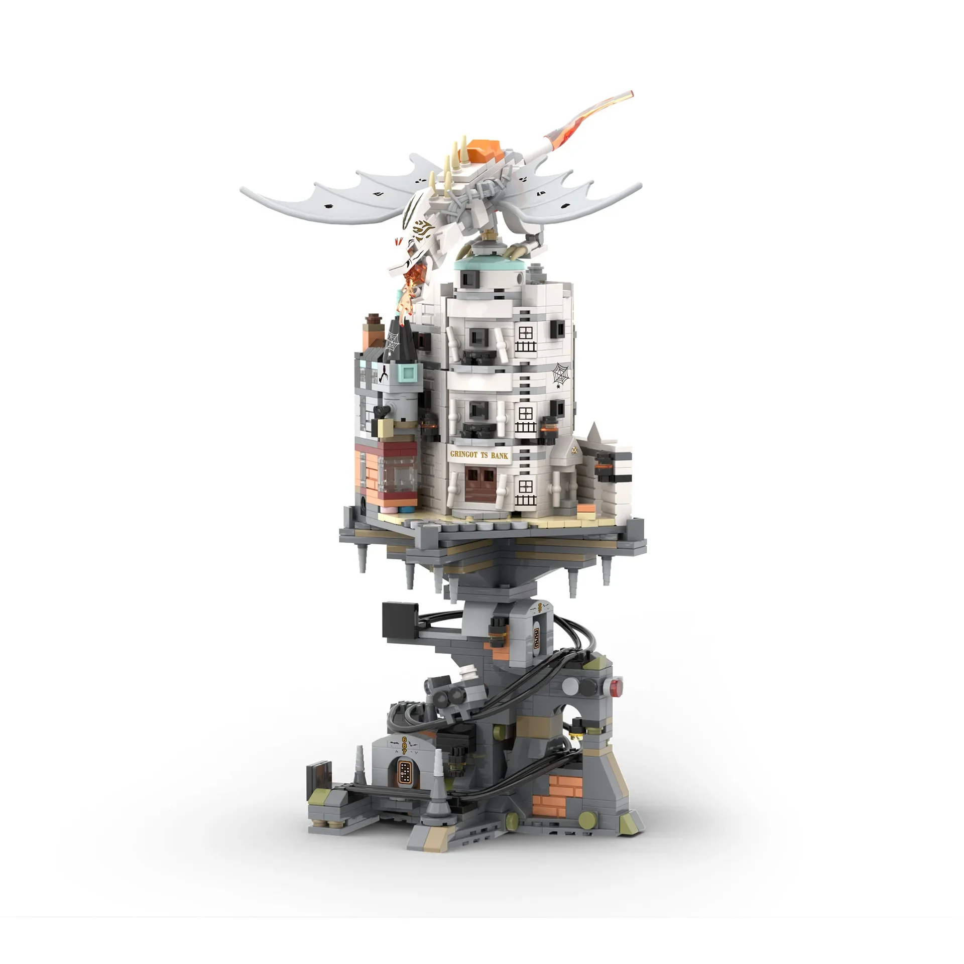 Harry Potter Gringotts Bank Building Blocks MOC JD026 Dragon Magic World Modular Model Architecture Bricks Toy For Kid Gift
Harry Potter Gringotts Bank Building Blocks MOC JD026 Dragon Magic World Modular Model Architecture Bricks Toy For Kid Gift