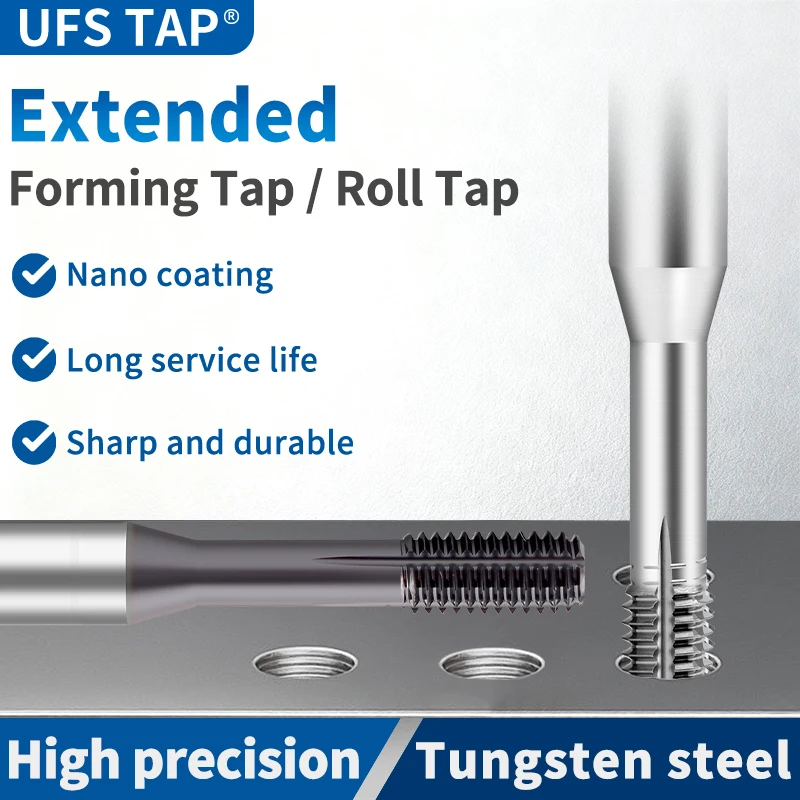 UFS TAP Lengthen NRT Carbide Tap Tungsten Steel Tap JIS Standard White/TICN Coating FormingTap/Roll Tap M3-M18x80L 90L 100L 110L
UFS TAP Lengthen NRT Carbide Tap Tungsten Steel Tap JIS Standard White/TICN Coating FormingTap/Roll Tap M3-M18x80L 90L 100L 110L