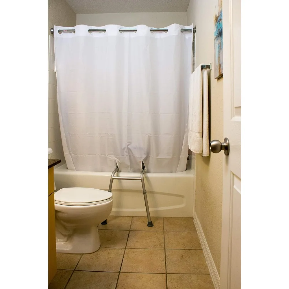 Split Shower Curtain for Bath Transfer Benches - Beautiful Designer Fabric, Premium Quick-Attach System, Shower Curtains
Split Shower Curtain for Bath Transfer Benches - Beautiful Designer Fabric, Premium Quick-Attach System, Shower Curtains