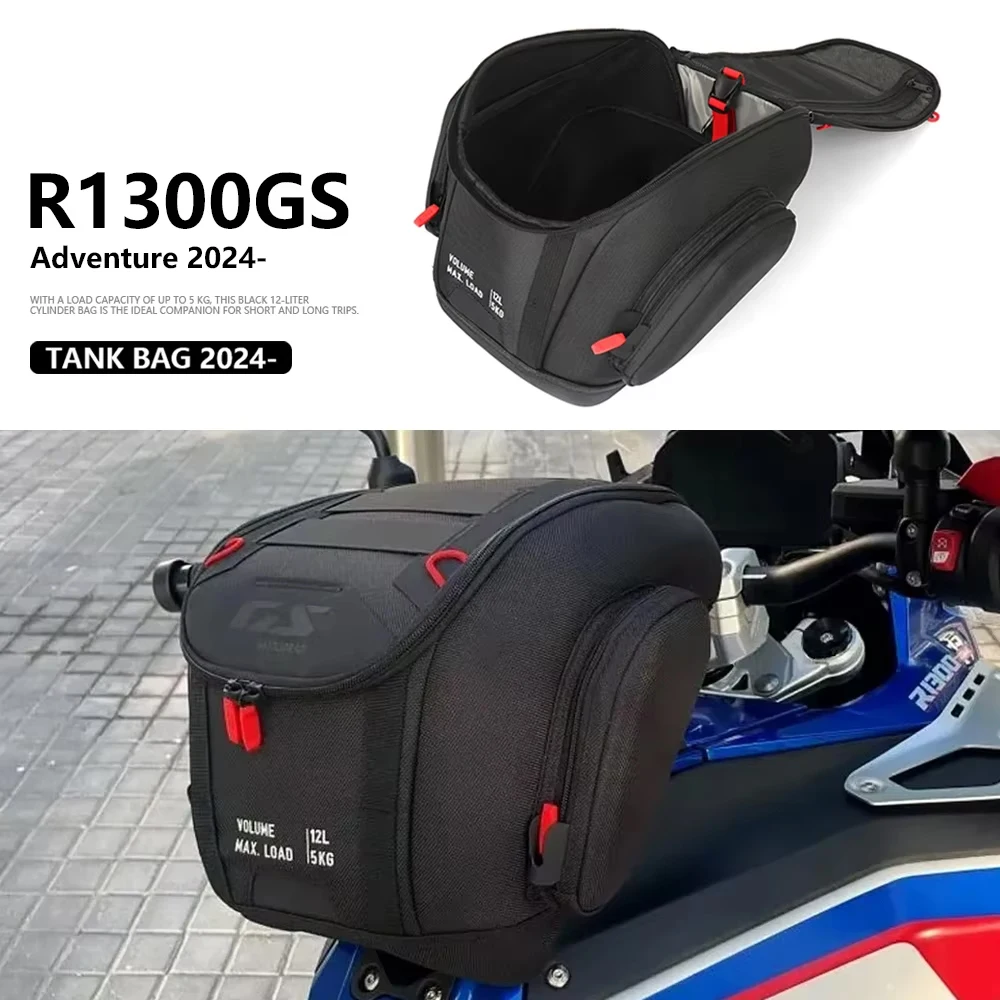 Motorcycle 12L Tank Bag Luggage Waterproof Backpack Quick Lock Kit Black For BMW R1300GS ADV R 1300 GS Adventure 2024 2025
Motorcycle 12L Tank Bag Luggage Waterproof Backpack Quick Lock Kit Black For BMW R1300GS ADV R 1300 GS Adventure 2024 2025