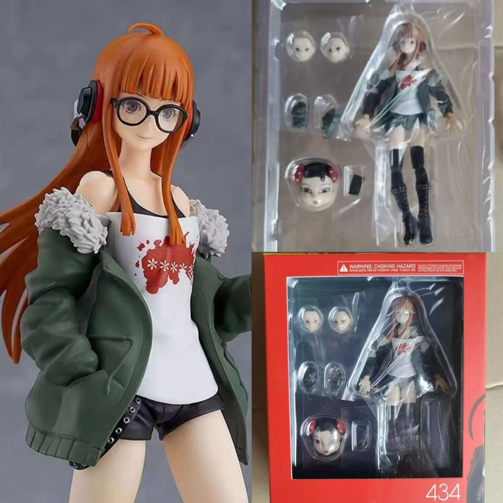Anime Persona Futaba Sakura Figma 434 PVC Figure Collection Model Toys New Year's Christmas Gifts 13cm
Anime Persona Futaba Sakura Figma 434 PVC Figure Collection Model Toys New Year's Christmas Gifts 13cm