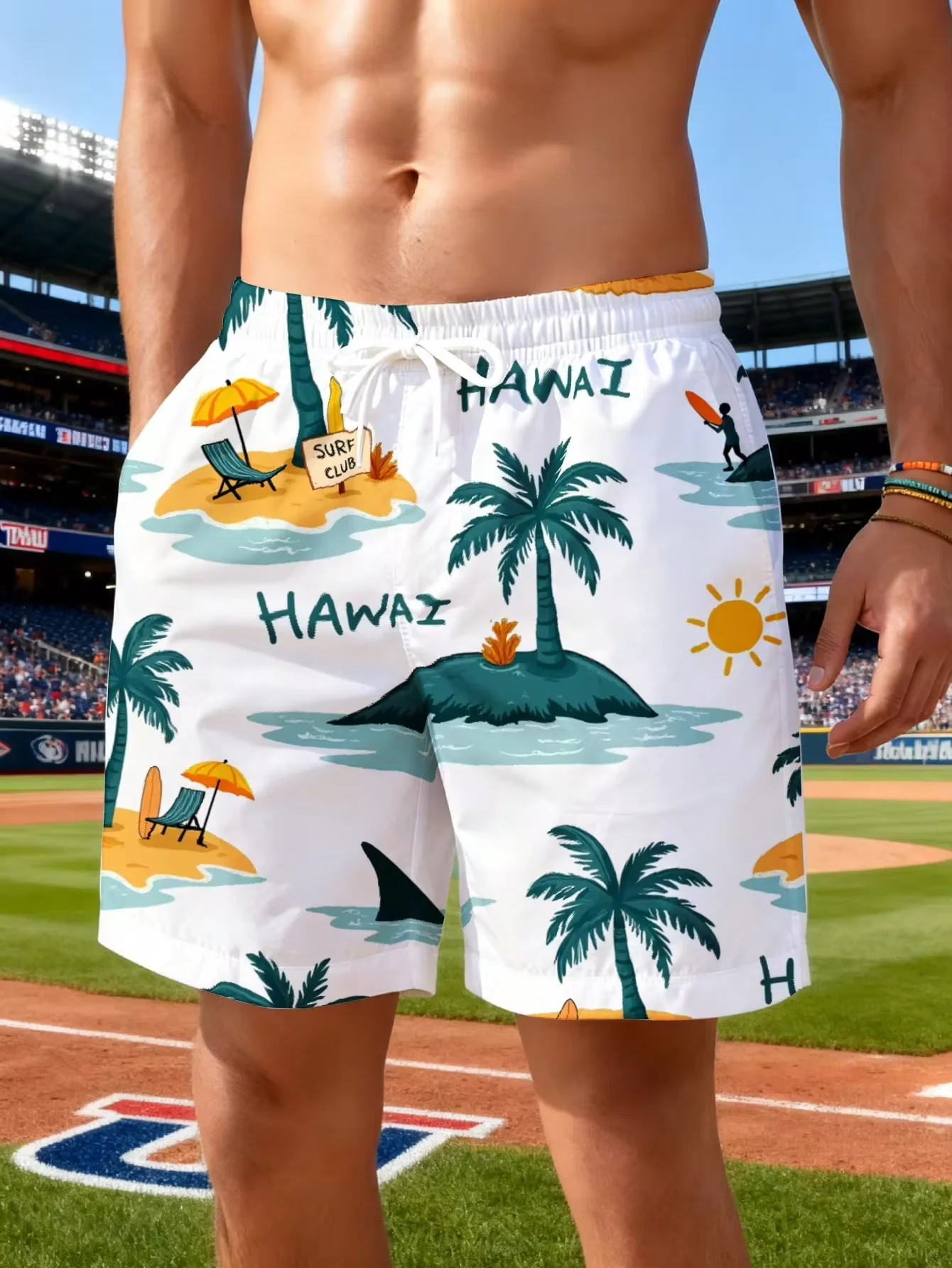Men's Lightweight Soft Beach Shorts Loose Hawaii Palm Tree Surf Sun Beach Vacation Beach Party Wear
Men's Lightweight Soft Beach Shorts Loose Hawaii Palm Tree Surf Sun Beach Vacation Beach Party Wear