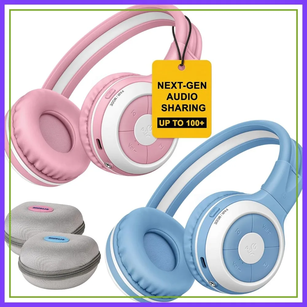 Bluetooth Headphones for Group Listening, Share with Family & Friends, Built-in Mic, Foldable, AuraCast
Bluetooth Headphones for Group Listening, Share with Family & Friends, Built-in Mic, Foldable, AuraCast