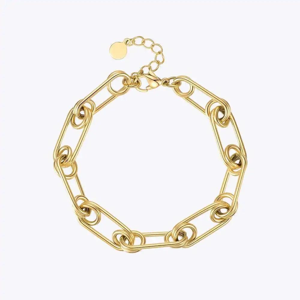 ENFASHION Pin Shape Bracelet Femme 2020 Gold Color Bracelets Stainless Steel Friends Gift Fashion Gothic Jewelry Pulseras B2225
ENFASHION Pin Shape Bracelet Femme 2020 Gold Color Bracelets Stainless Steel Friends Gift Fashion Gothic Jewelry Pulseras B2225